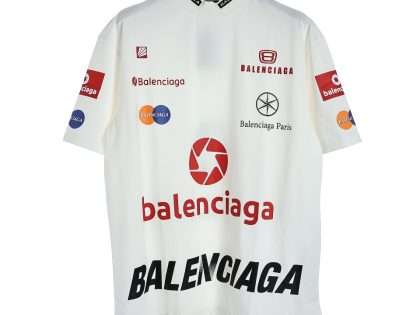 YESKICKS Balenciaga Monogram Cream Multi-Element Printed Full Label For Unisex