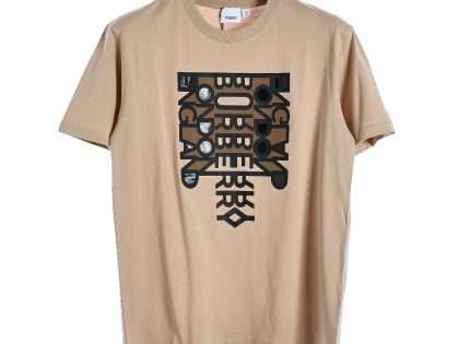 YESKICKS Burberry Bear Printed Round Neck T-Shirt For Unisex