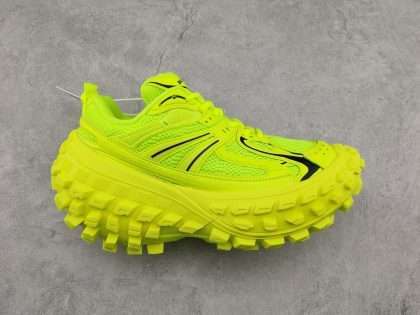 YESKICKS Balenxiaga Defender Rubber Platform Bouncer Sneaker in Neon Green Replica