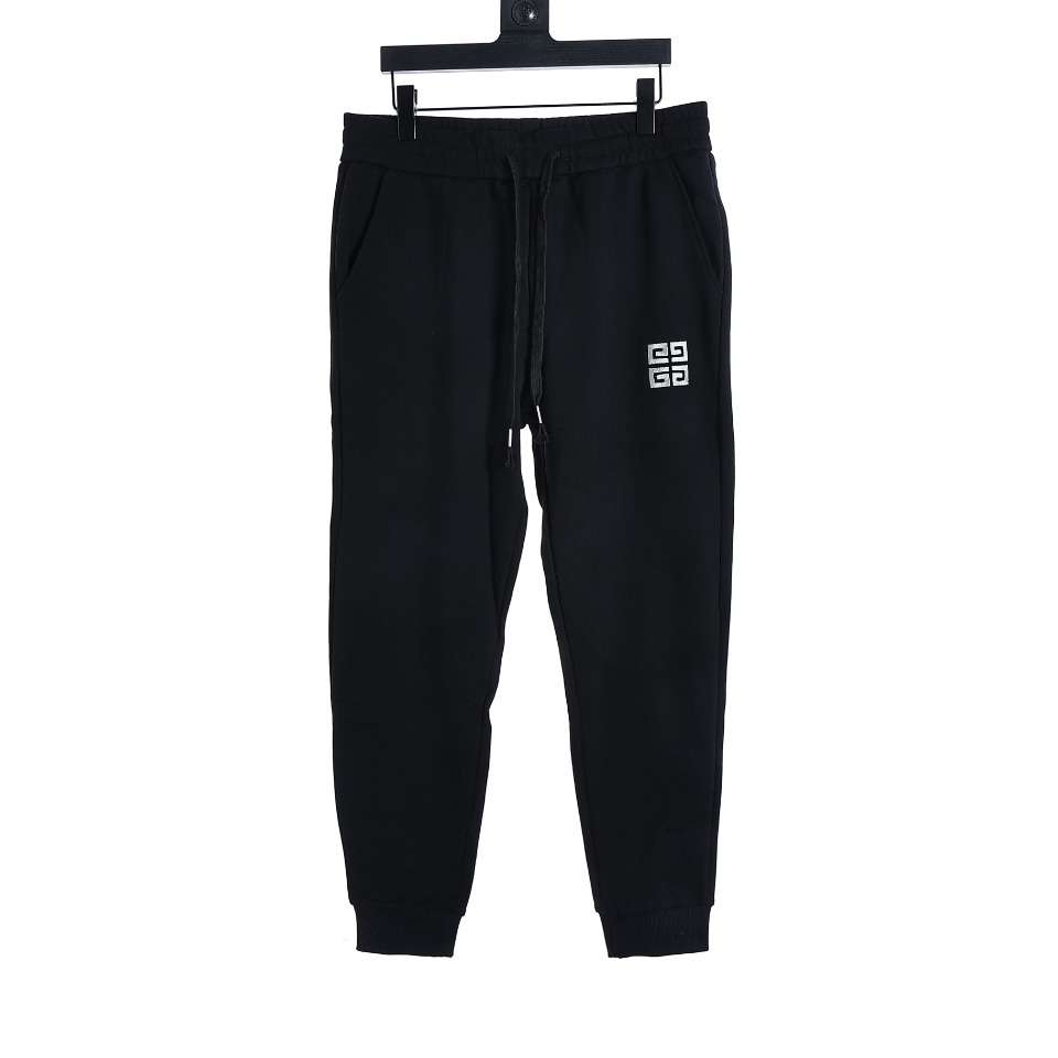YESKICKS Givenchy Embroidered Palazzo Logo Cotton Sweatpants For Unisex