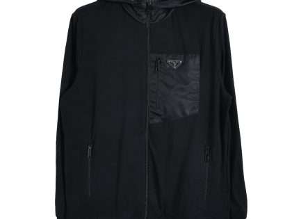 YESKICKS Prada Slim Hooded Jacket With Side Pockets For Unisex
