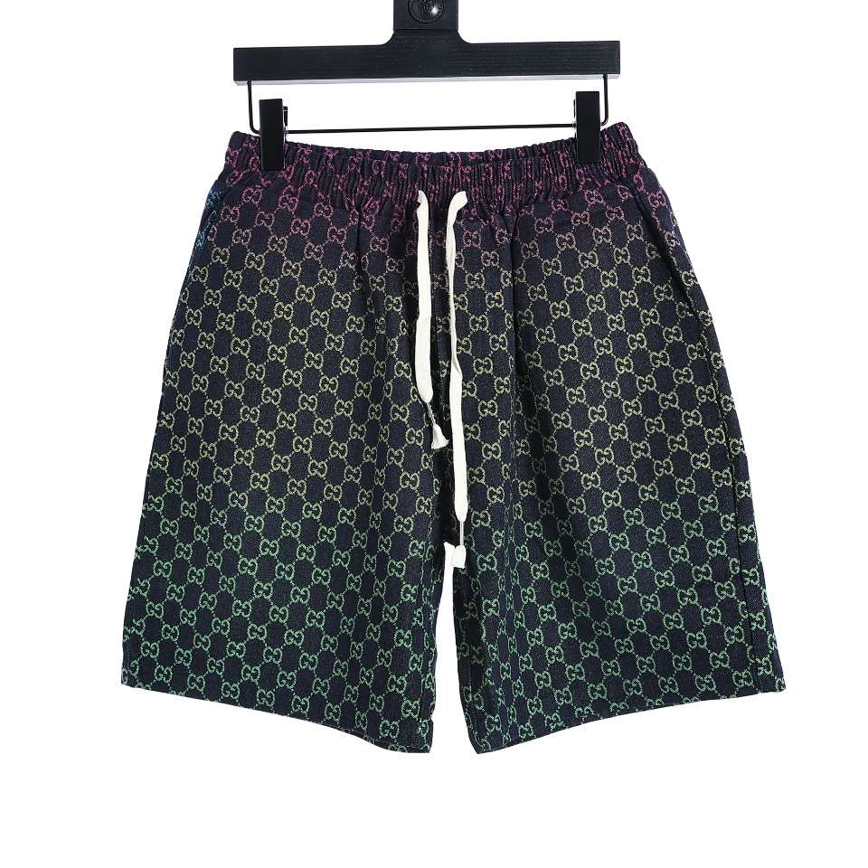 YESKICKS Gucci Gradient Denim Shorts For Men
