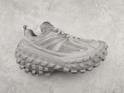 YESKICKS Balenxiaga Defender Rubber Platform Bouncer Sneaker in Grey Replica