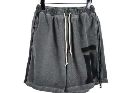 YESKICKS Burberry Dirty Hand Painted Alphabet Zipper Shorts For Men