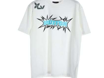 YESKICKS Louis Vuitton Letter Print T-Shirt For Unisex Black And White