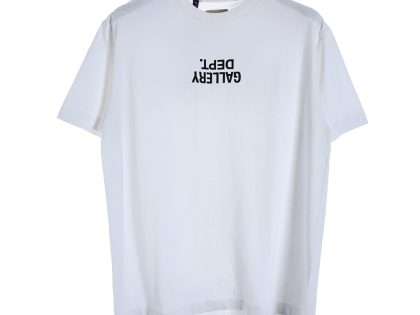YESKICKS Gallery Dept Inverted Alphabet Print T-Shirt For Unisex
