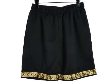 YESKICKS Fendi Hem Webbing Five Points Casual Shorts For Men