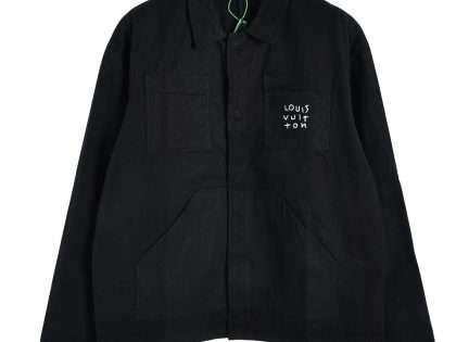 YESKICKS Louis Vuitton Airplane Embroidered Denim Jacket For Unisex