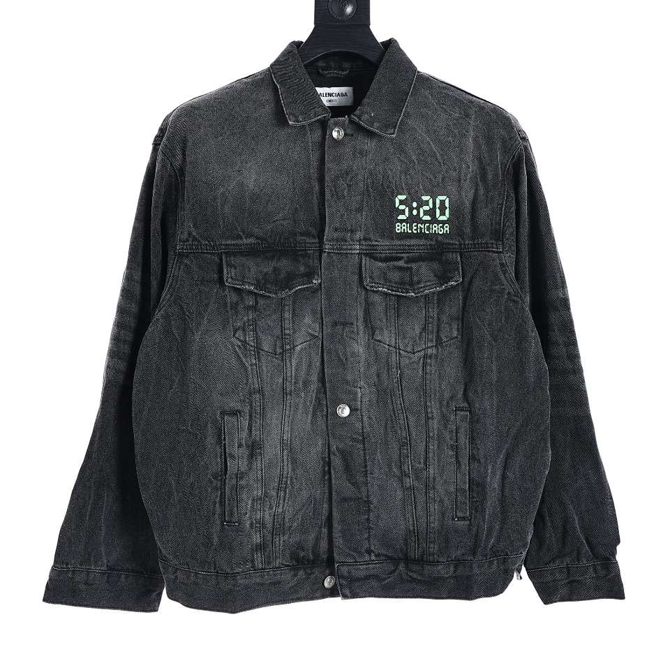 YESKICKS Balenciaga 520 Capsule Luminous Denim Jacket For Unisex