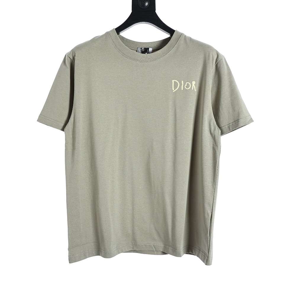 YESKICKS Dior Logo Print T-Shirt For Unisex