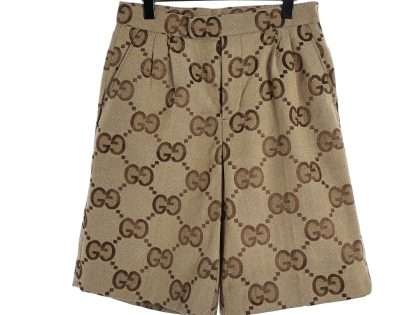 YESKICKS Gucci Monogram Casual Shorts Pants For Unisex