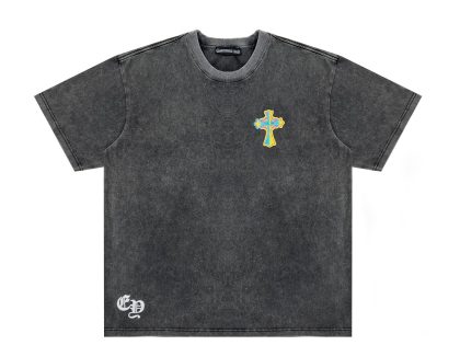 YESKICKS Chrome Hearts Crucifixion Print T-Shirt for Unisex