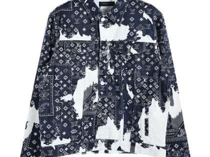YESKICKS Louis Vuitton Monogram Denim Jacket For Unisex