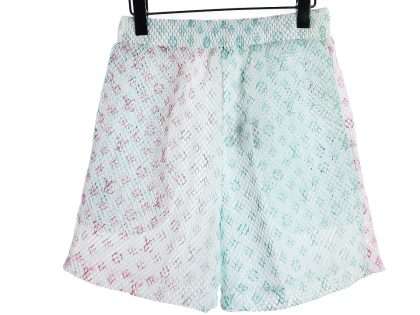 YESKICKS Louis Vuitton Monogram Gradient Mesh Shorts Pants For Unisex