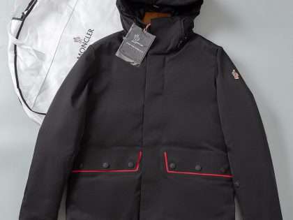 YESKICKS Moncler 23FW Best-Selling Press-Glued Wind And Snow Down Jacket For Unisex Black Navy Blue And Premium Grey