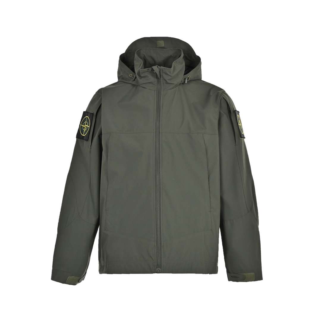 YESKICKS Stone Ieland Double Sleeve Label Punching Jacket For Unisex