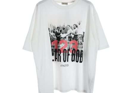 YESKICKS RRR123 x Fear OF God Character Pattern Print T-Shirt for Unisex