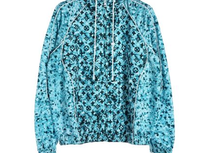 YESKICKS Louis Vuitton Monogram 23FW Long Sleeve Zip-up Hooded Jacket For Unisex