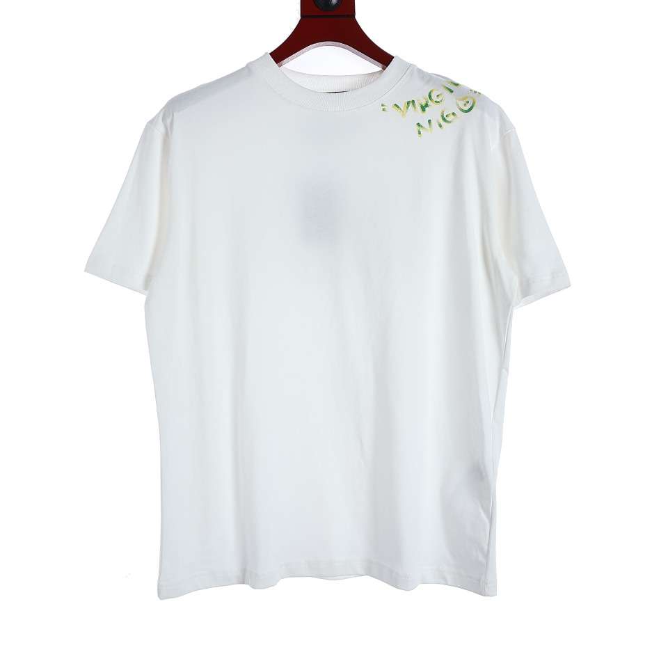 YESKICKS Louis Vuitton Hand Painted Duck on Back T-Shirt For Unisex Black And White - Image 10