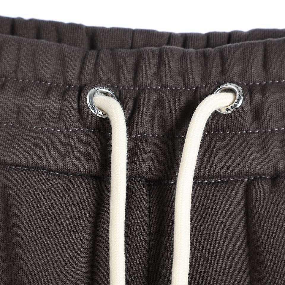 YESKICKS Celine Classic Embroidered Webbing Shorts For Unisex Black And Deep Gray - Image 10