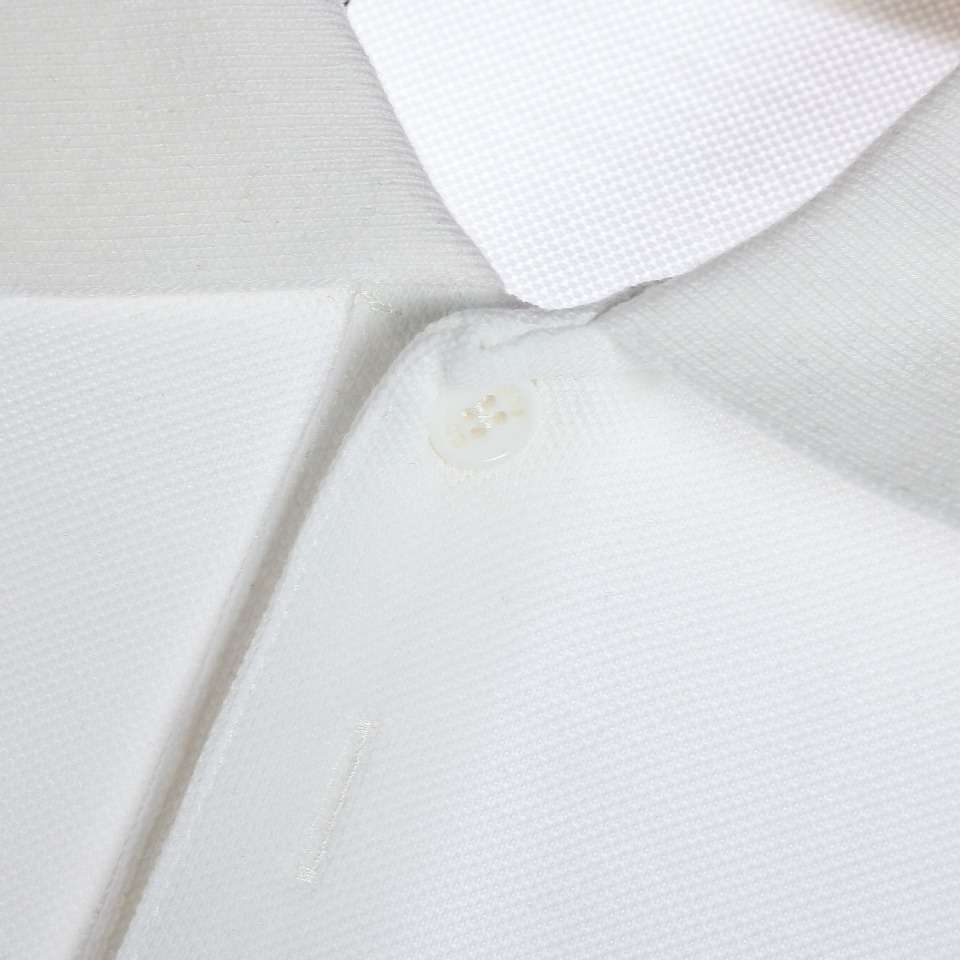 YESKICKS Dior Wing Embroidery Polo Shirt For Men Black And White - Image 10