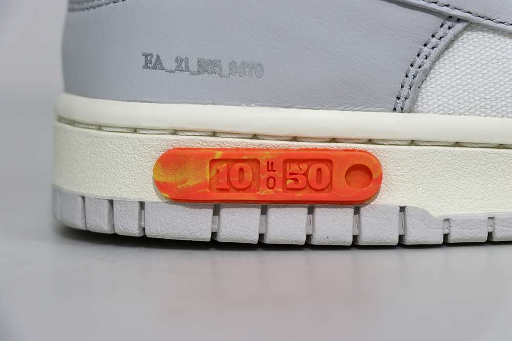 OFF-WHITE X DUNK LOW ‘LOT 10 OF 50’Replica DM1602-112 - Image 7