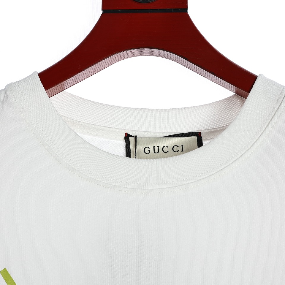 YESKICKS Gucci Logo Print T-Shirt for Unisex Black And White - Image 11