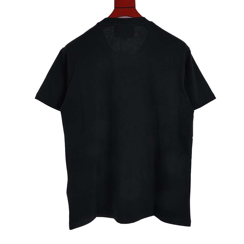 YESKICKS Gucci Floral Bunny Patch Embroidered T-Shirt For Unisex Black And Apricot - Image 11