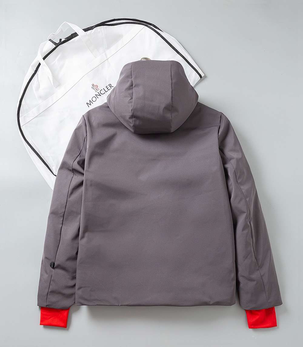 YESKICKS Moncler 23FW Best-Selling Press-Glued Wind And Snow Down Jacket For Unisex Black Navy Blue And Premium Grey - Image 5