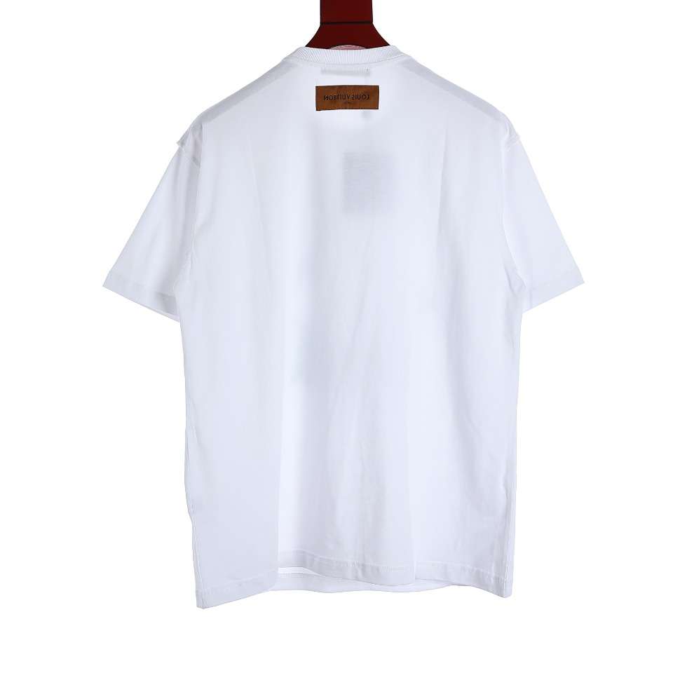 YESKICKS Louis Vuitton Gradient Foam Print T-Shirt For Unisex Black And White - Image 13