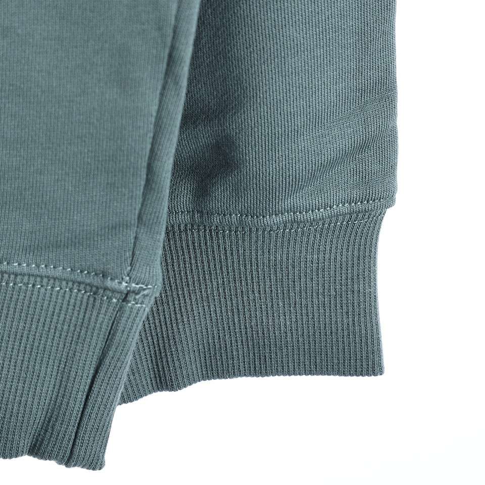 YESKICKS Balenciaga Double B Logo Embroidered Crew Neck Sweatshirt For Unisex Deep Gray Light Gray And Light Blue - Image 14