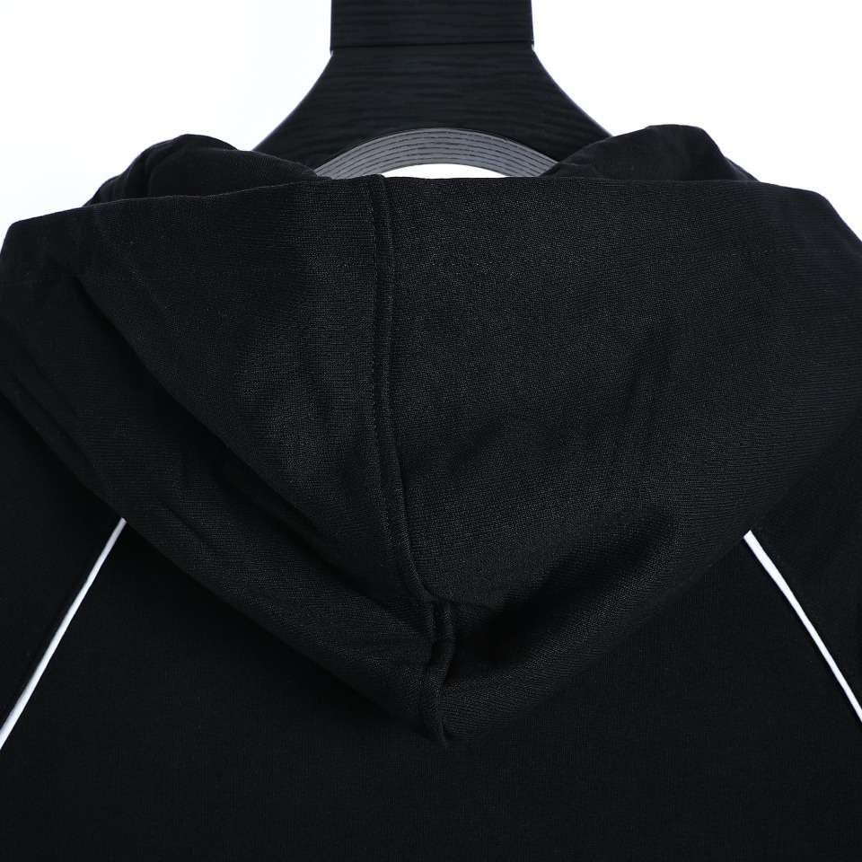 YESKICKS Gucci Red and Green Webbing Half Zip Long Sleeve Hoodie For Unisex Black And Brown - Image 15