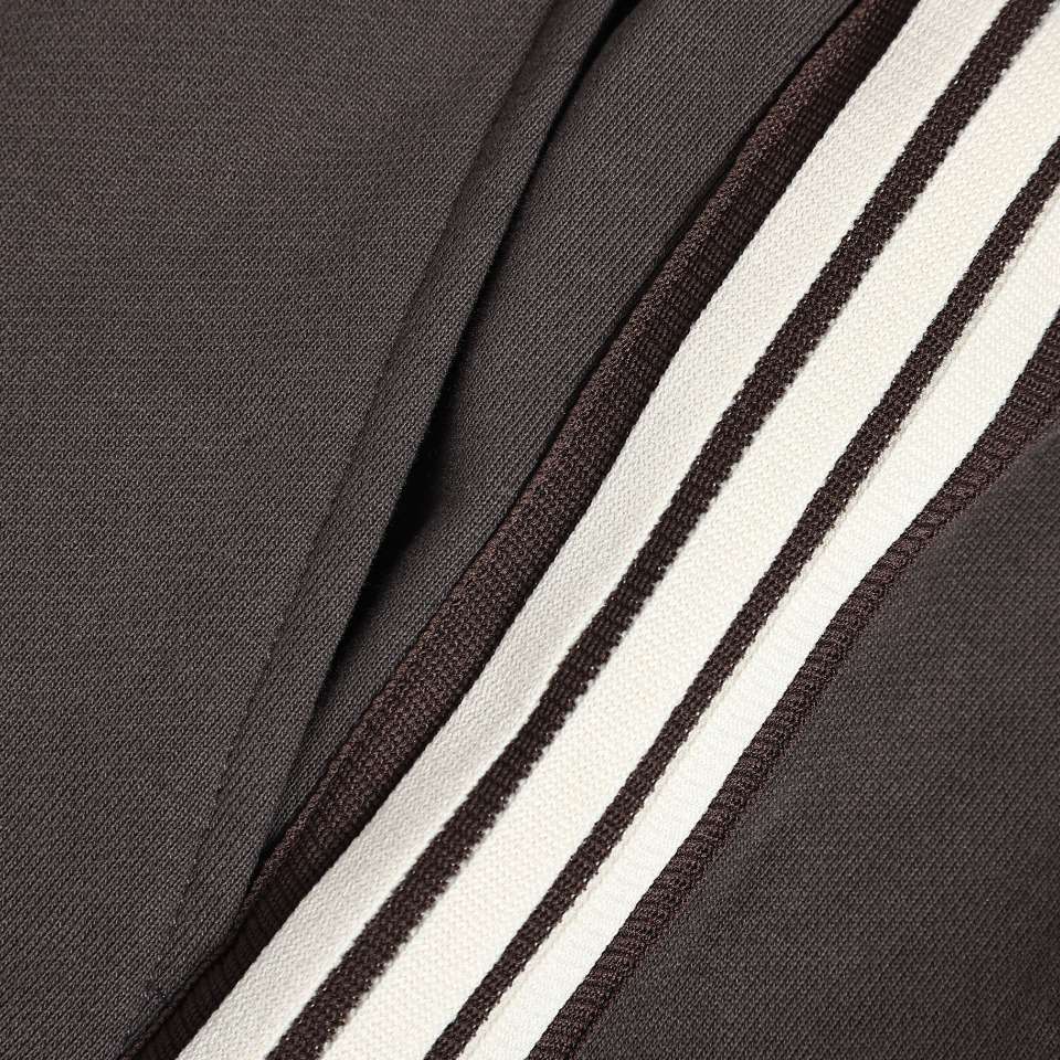 YESKICKS Celine Classic Embroidered Webbing Shorts For Unisex Black And Deep Gray - Image 15