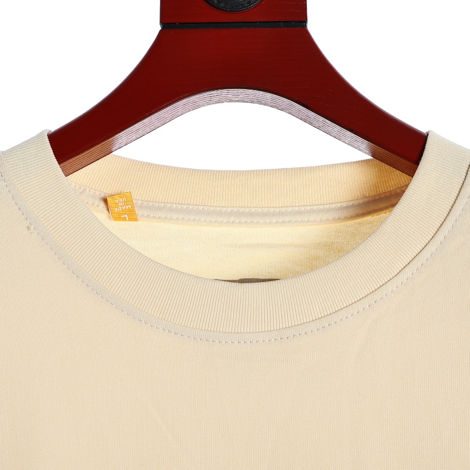 YESKICKS Gallery Dept Short Sleeve T-Shirt with Old Washed Sailor's Graffiti Printing For Unisex - Image 2