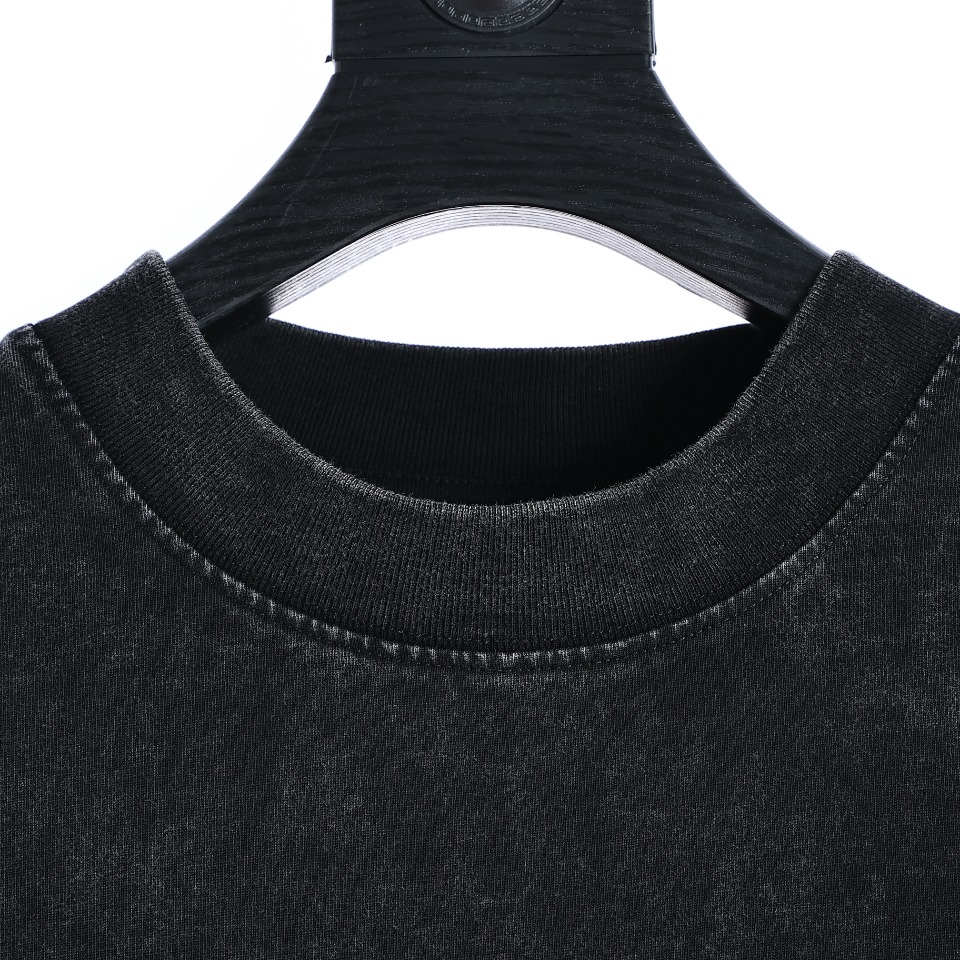 YESKICKS Balenciaga Duct Tape Altered Letter Washed Aged T-Shirt For Unisex - Image 2
