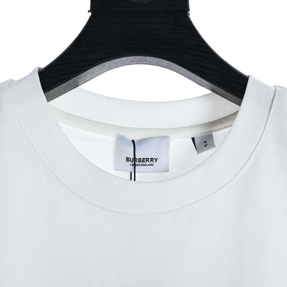 YESKICKS Burberry Equestrian Rider Show Print T-Shirt For Unisex Black And White - Image 2