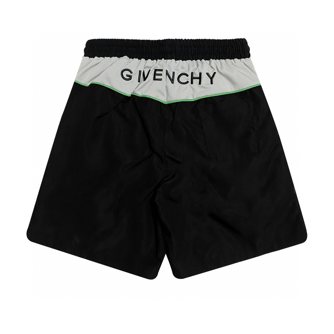YESKICKS Givenchy Short Pants For Unisex Black And Gray - Image 2