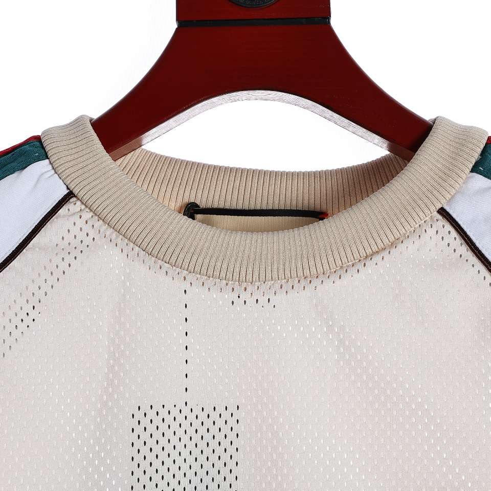 YESKICKS Gucci Interlocking Double G Mesh T-Shirt For Unisex - Image 2