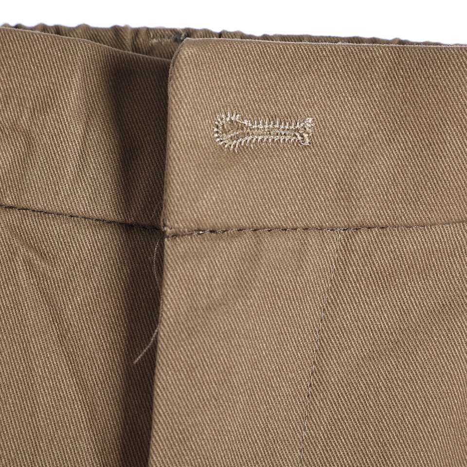 YESKICKS Gucci Webbing Cotton Trousers For Unisex Khaki - Image 2