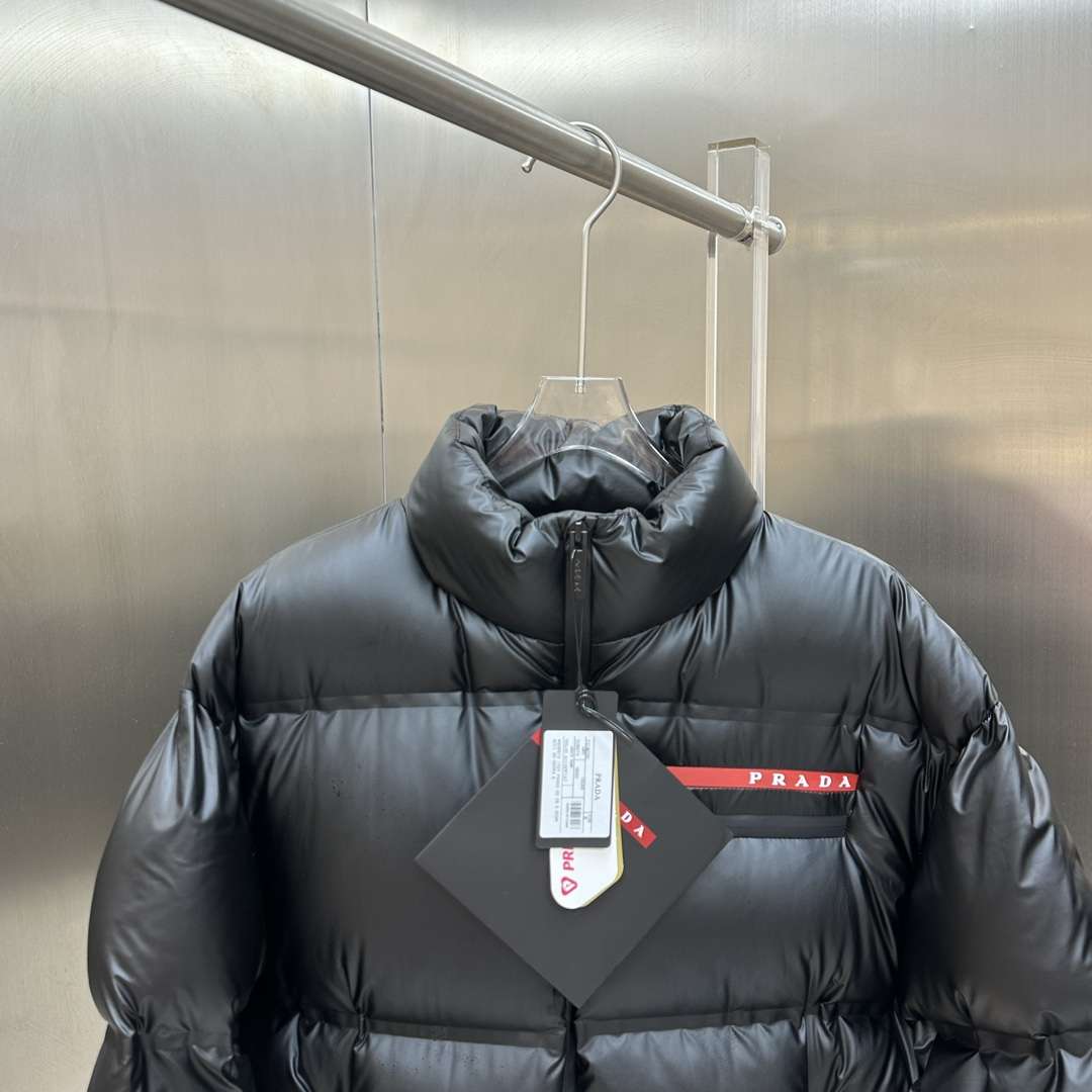 YESKICKS Prada Red Label Series Stand Collar Down Jacket For Women - Image 2