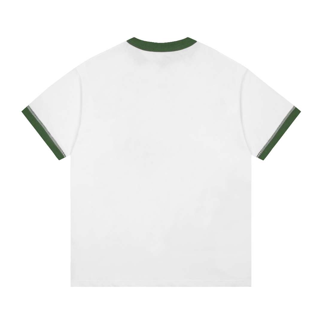 YESKICKS Gucci Color Clash Logo Print T-Shirt for Unisex Black And White - Image 2