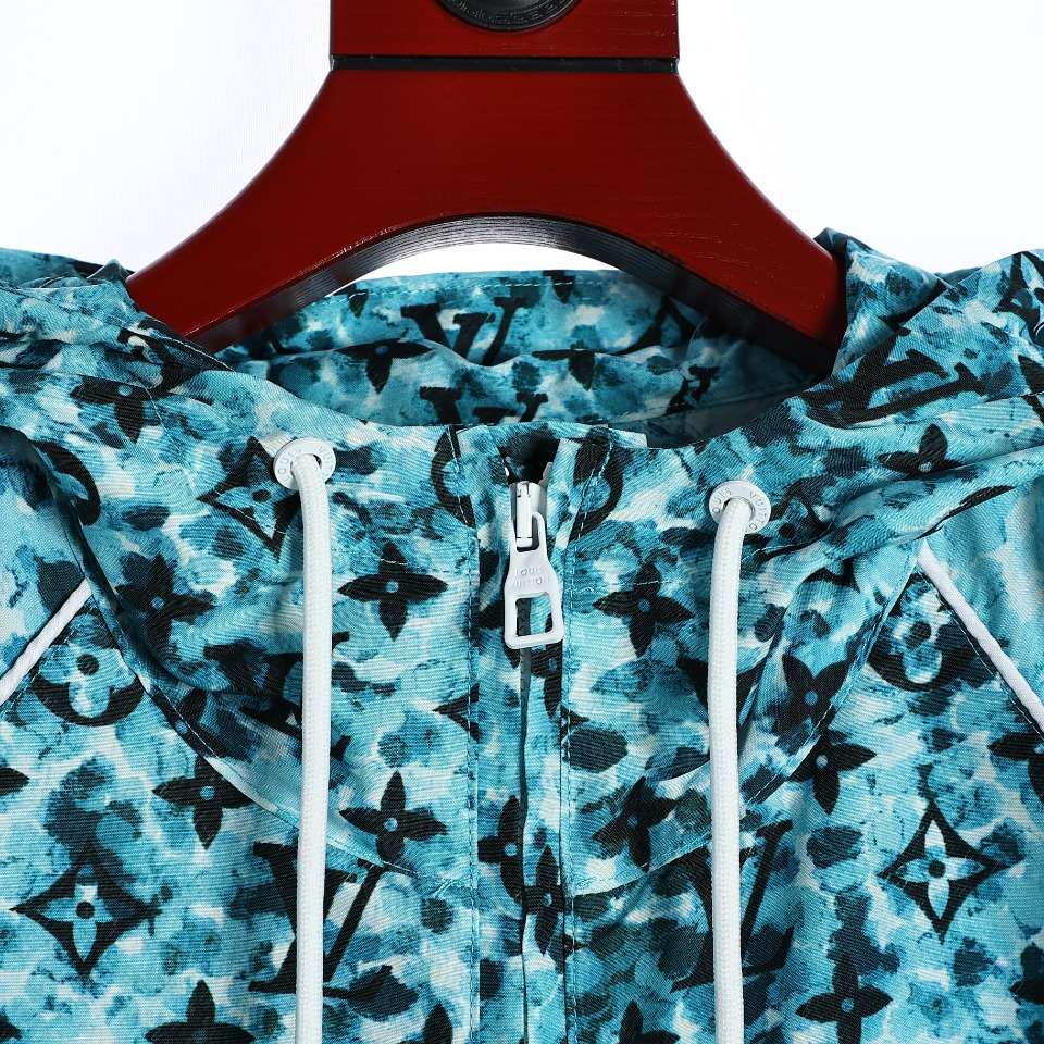 YESKICKS Louis Vuitton Monogram 23FW Long Sleeve Zip-up Hooded Jacket For Unisex - Image 2