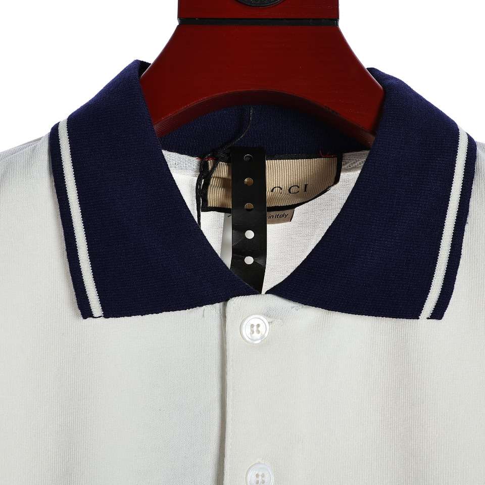 YESKICKS Gucci Color Blocked Polo Shirt for Unisex - Image 2