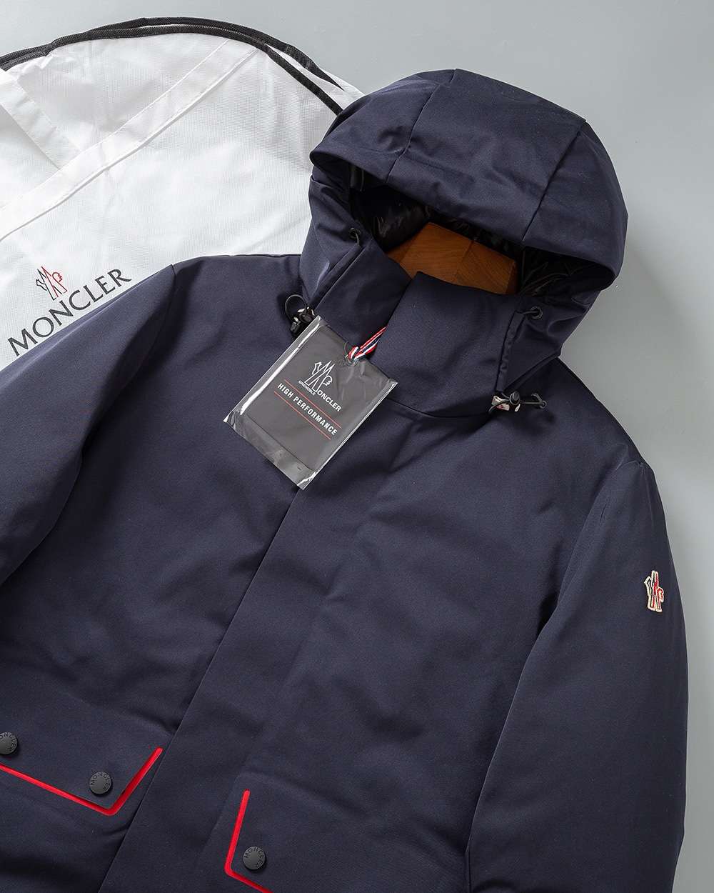 YESKICKS Moncler 23FW Best-Selling Press-Glued Wind And Snow Down Jacket For Unisex Black Navy Blue And Premium Grey - Image 8