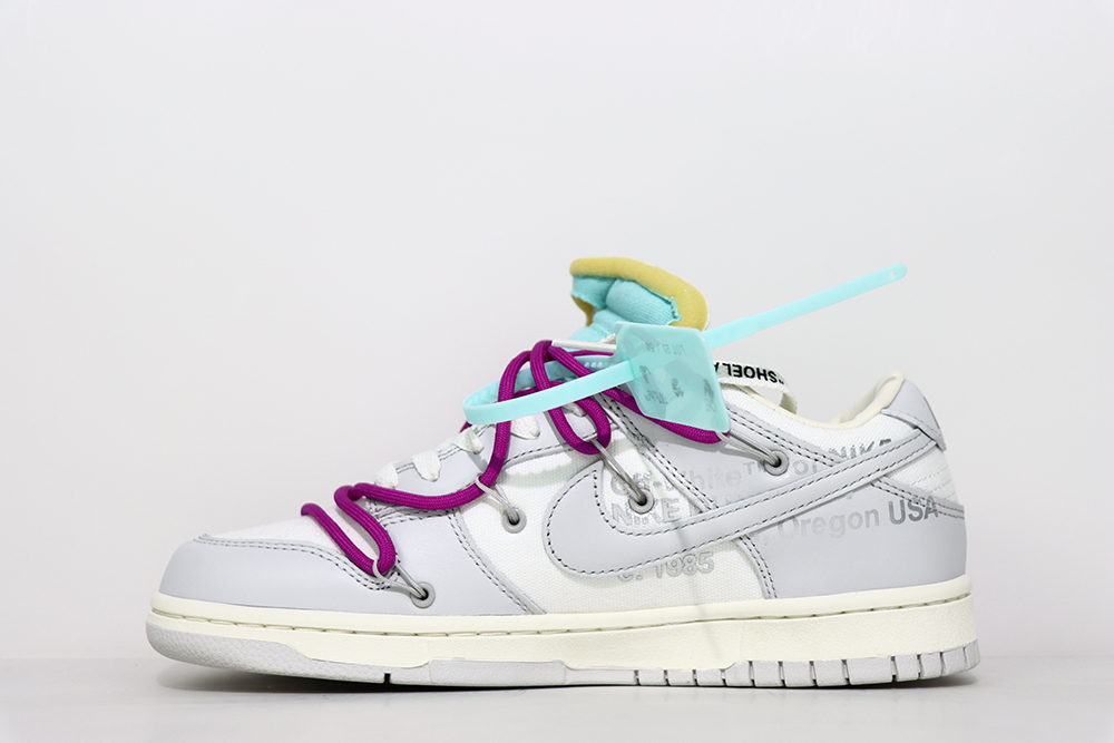 OFF-WHITE X DUNK LOW ‘LOT 21 OF 50’Replica DM1602-100 - Image 3