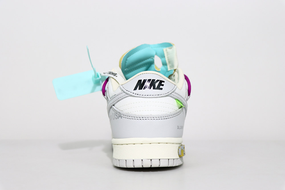 OFF-WHITE X DUNK LOW ‘LOT 21 OF 50’Replica DM1602-100 - Image 4
