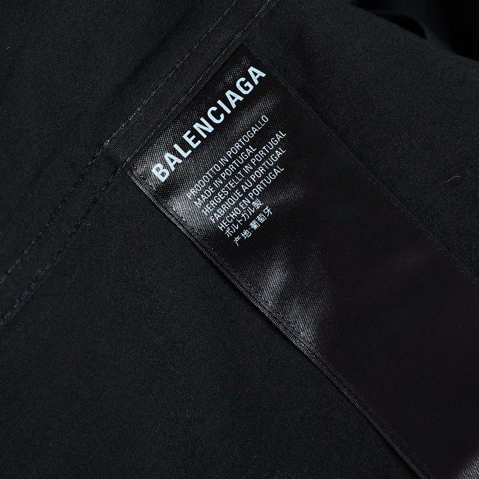 YESKICKS Balenciaga Monogram Logo Letter Print Long-Sleeved Shirt for Unisex - Image 4