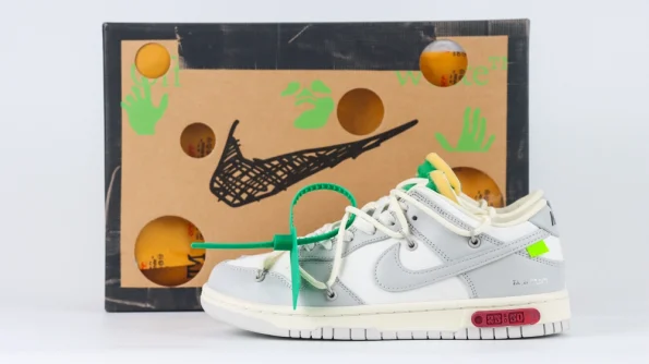Off-White x Dunk Low ‘Lot 25 of 50’ Reps DM1602-121 - Image 2