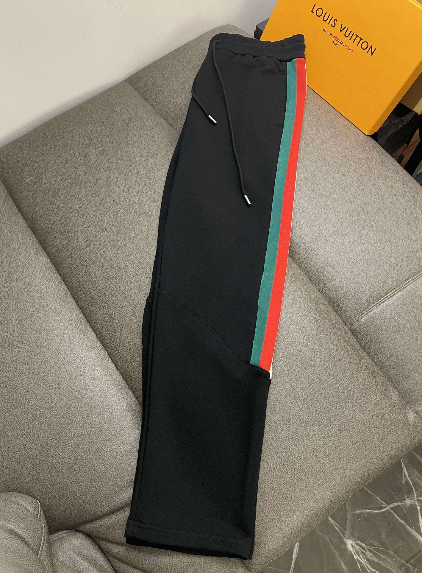 YESKICKS Gucci 23FW Color Block Jogger Pants for Unisex - Image 3