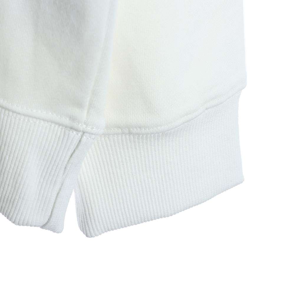 YESKICKS Balenciaga Sweatshirt With Large Silhouette And Round Neck For Unisex Black And White - Image 3